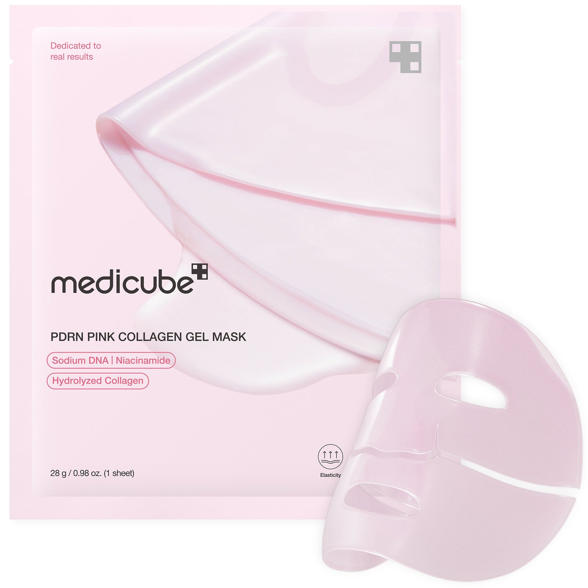 Salmon PDRN Pink Collagen Jelly Gel Mask, 1EA