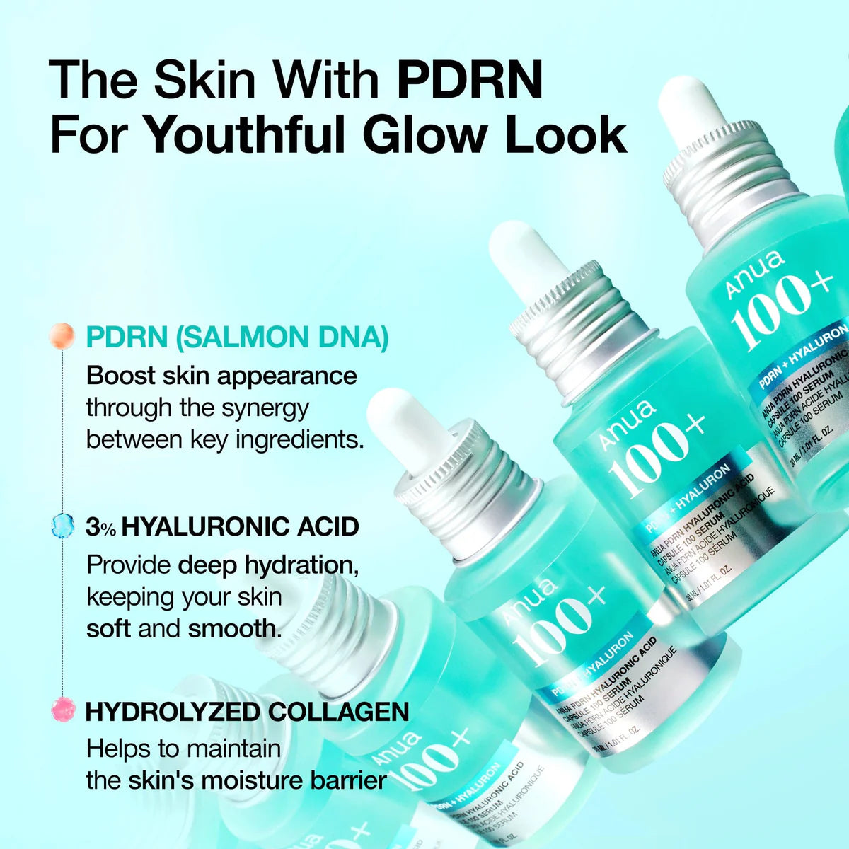 PDRN Hyaluronic Acid Capsule 100 Serum, 30ml