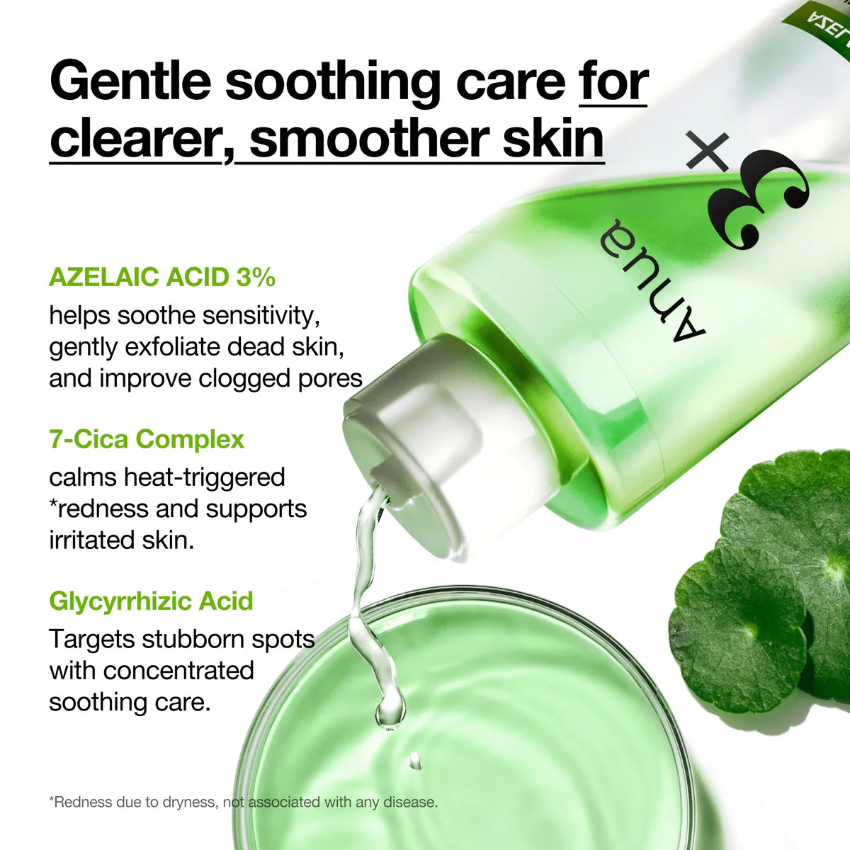 Azelaic 3 Cica Skin Clarifying Toner, 250ml