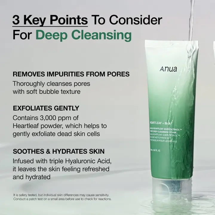 Heartleaf Quercetinol Pore Deep Cleansing Foam, 150ml